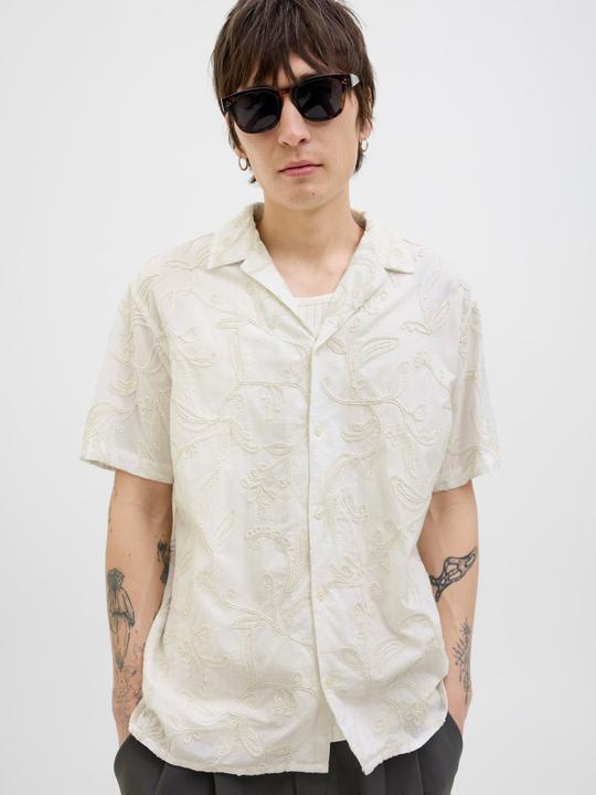 Actual product image Jack & Jones Jprblaluca Emboridery S/S Shirt (M)
