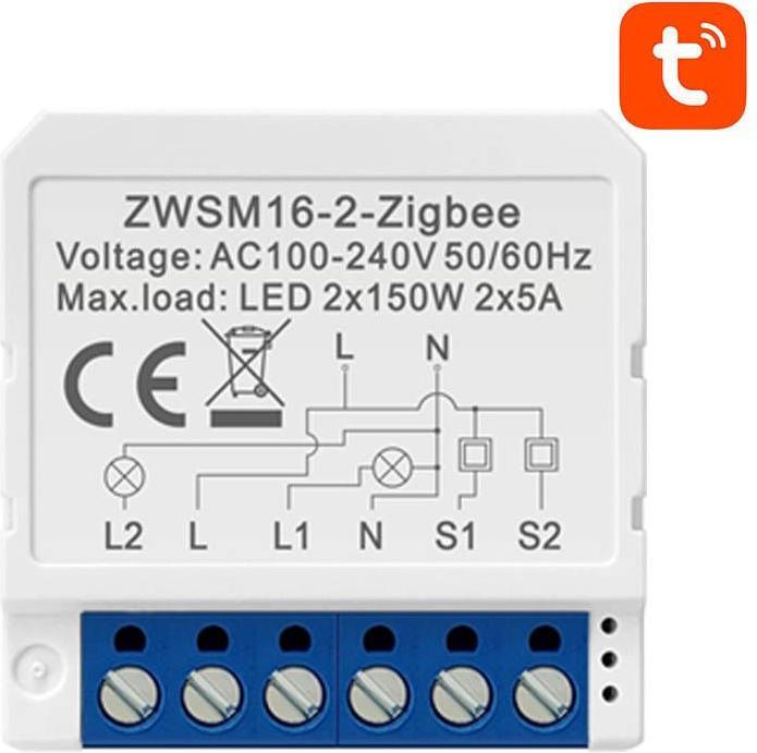 Avatto Smart Switch Module ZigBee ZWSM16-W2 TUYA