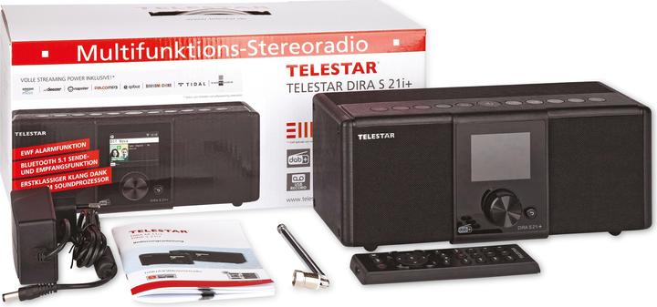 Image du produit Telestar Dira S 21i + (DAB+ DAB, VHF, FM, Webradio, WiFi, Bluetooth)