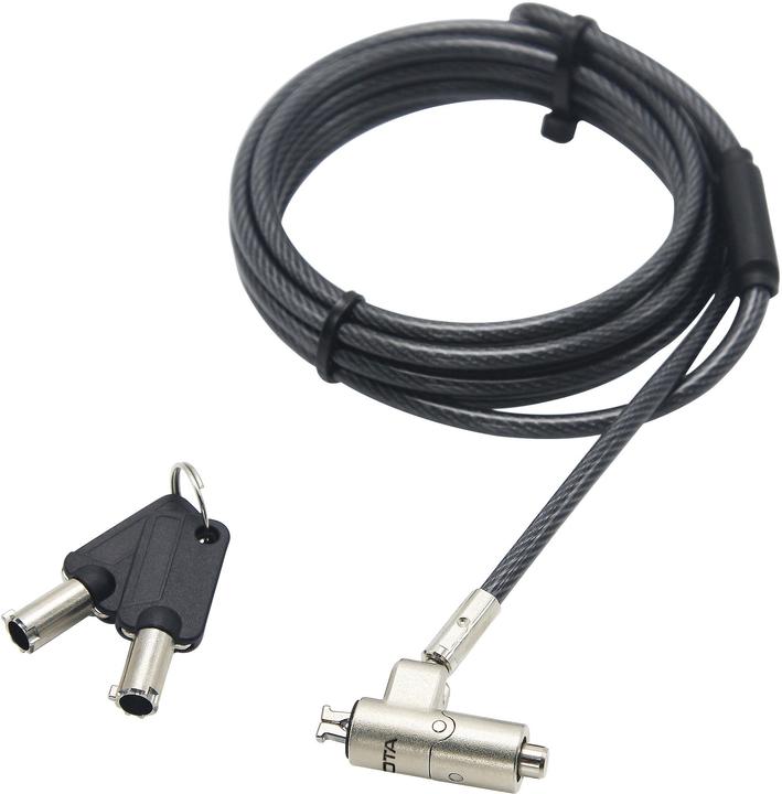 Immagine prodotto Dicota Cavo Sec. Nano Lock Ultra Slim con chiave, slot