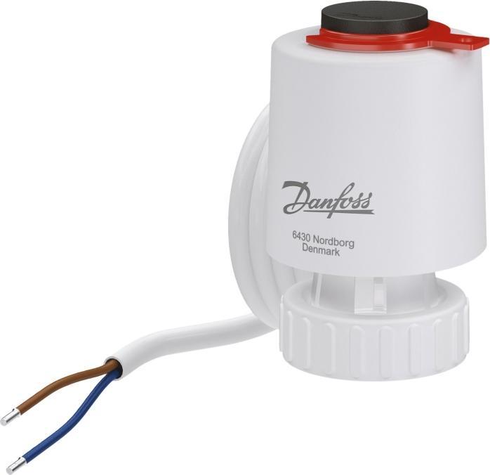 Actual product image Danfoss TWA-Q termoactuator 24V NC 1.2 m cable