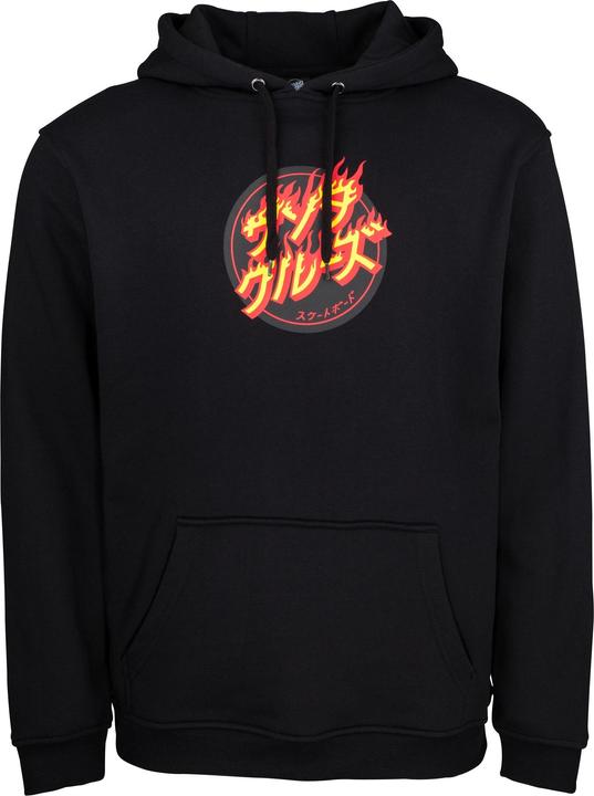 Santa Cruz Flaming Japanese Dot Hoodie