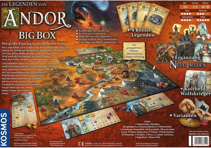 Immagine prodotto Kosmos Le leggende di Andor - Big Box (Tedesco)