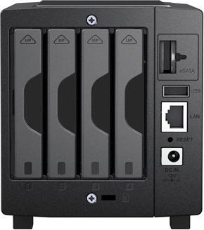 Produktbild Synology DS411 slim, NAS mit 4x 1TB Samsung, 2.5 Zoll (4 x 1 TB)