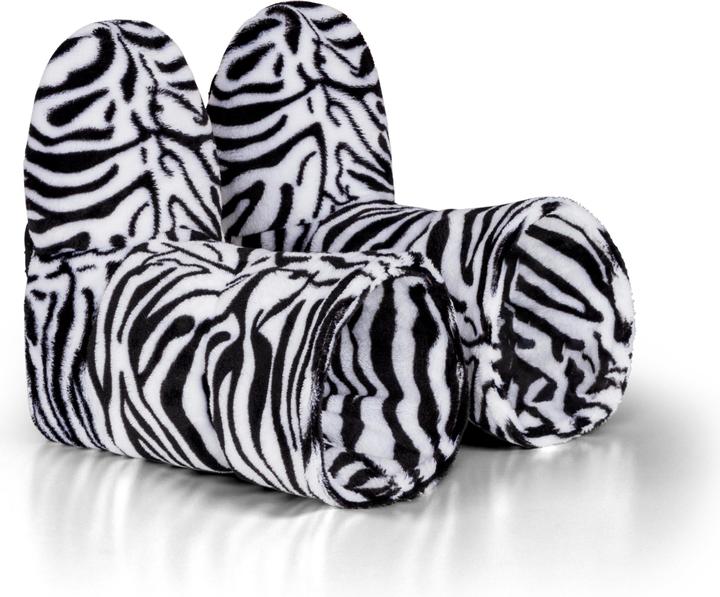 Image du produit Normani Pantoufles à grains pour micro-ondes Zebra (39)