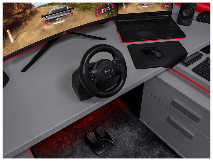 Actual product image Tracer Rayder 4 in 1 Steering Wheel (PC, PS3, Xbox One S, PS4)