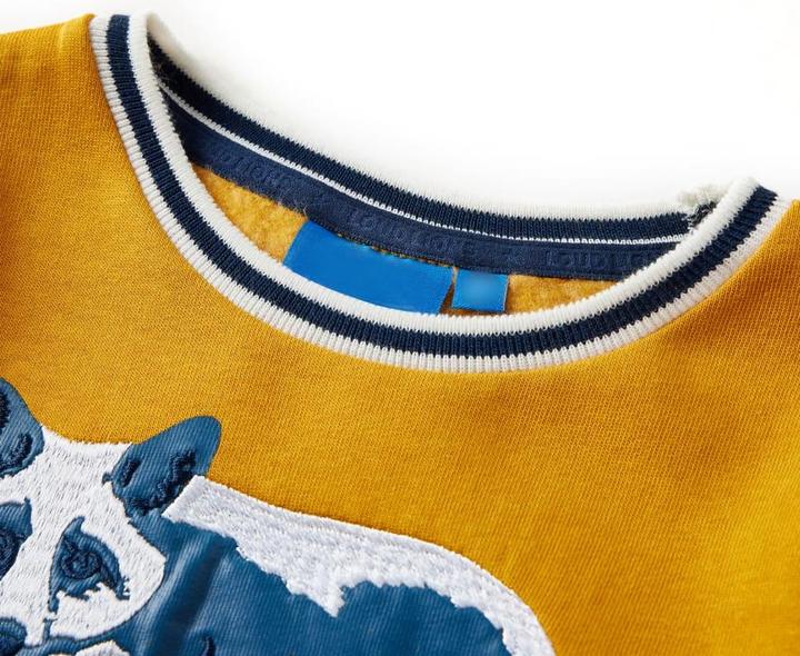 Produktbild VidaXL Kinder-Sweatshirt Ocker 116,Material: 100 % Baumwolle,Farbe (116)