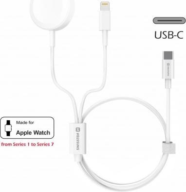 Immagine prodotto Swissten Caricabatterie wireless 2in1