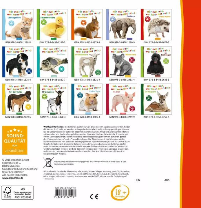 Actual product image Listen, who could that be? Pets (German)