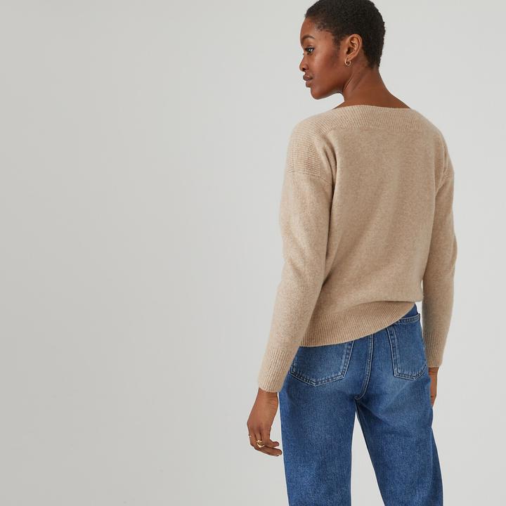 Produktbild La Redoute Collections Pullover mit U-Boot-Ausschnitt (XXL)