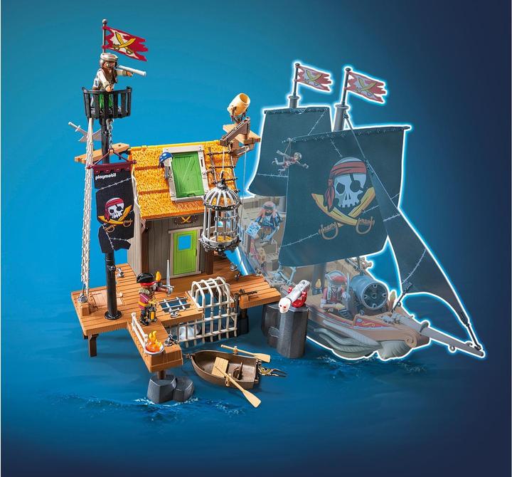 Actual product image Playmobil Pirate harbour with pirate prison (71792, Playmobil Pirates)