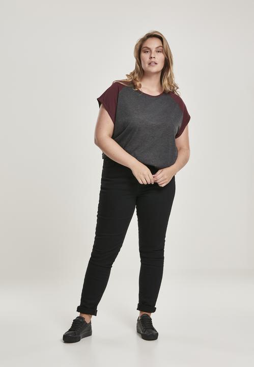 Produktbild Urban Classics Ladies Contrast Raglan Tee (3XL)