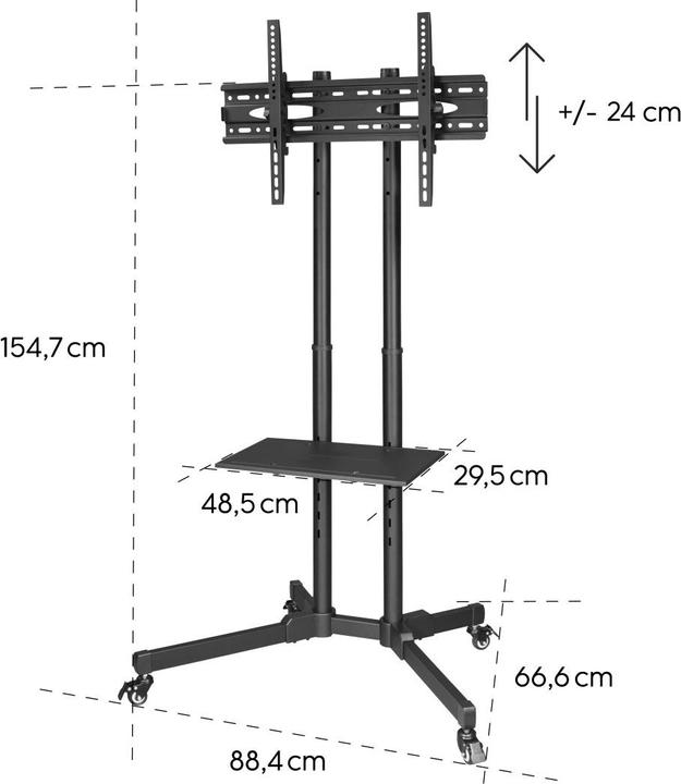 Produktbild Hama Trolley (Universal, 70", 40 kg)
