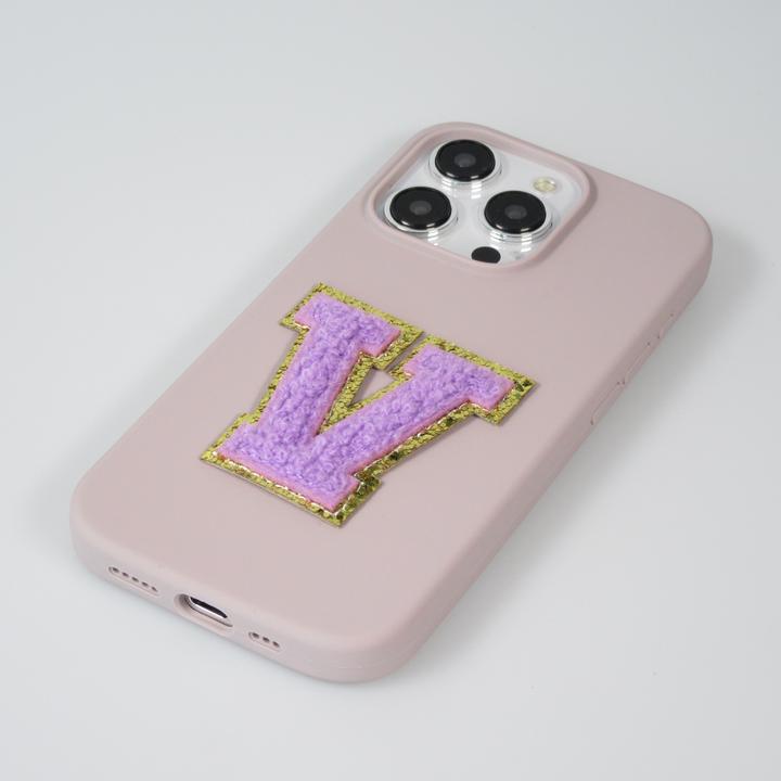 Produktbild PhoneLook Sticker Aufkleber für Handy/Tablet/Computer 3D gestickt Violett Buchstabe B