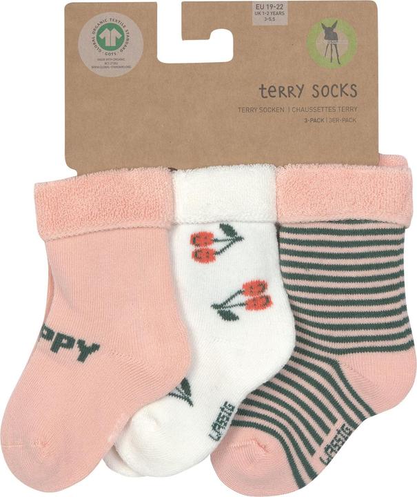 Produktbild Lässig Babysocken Babysocken 3er Pack Terry aus Bio-Baumwolle (3er Pack, 15 - 18)