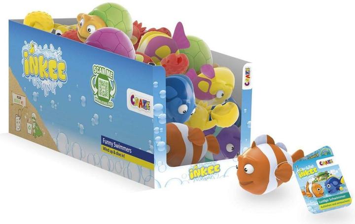 Produktbild Craze Inkee Aufziehspielzeug 4er ass.