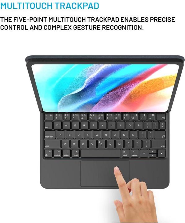 Actual product image Fixed Typee for Apple iPad 10.9" 2022 (10th gen), EN, black