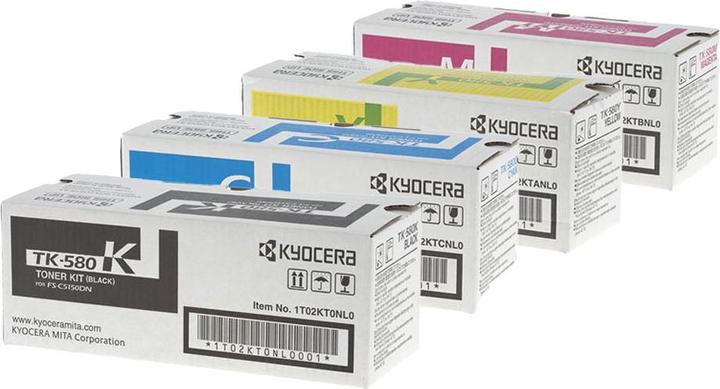 Immagine prodotto Kyocera TK-580 SET originale con tutti e quattro i colori (M, Y, FC, C)