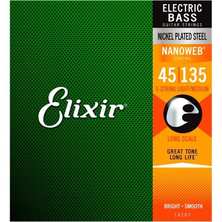 Actual product image Gore Wear Elixir 14207 5-strg Light/Med. 045/135 (5 x, Guitar, 0.05")