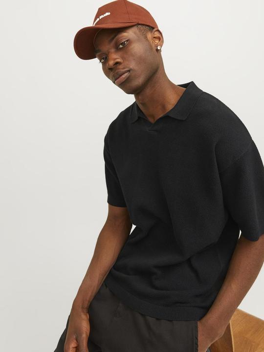 Actual product image Jack & Jones Jorlinen Knit Ss Polo Sn (S)