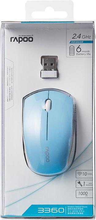 Immagine prodotto Rapoo Super Mini Mouse senza fili 3360 (Senza fili)