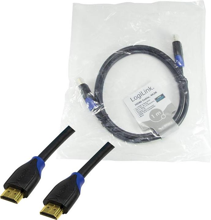Actual product image LogiLink HDMI (Typ A) — HDMI (Typ A) (1 m, HDMI)