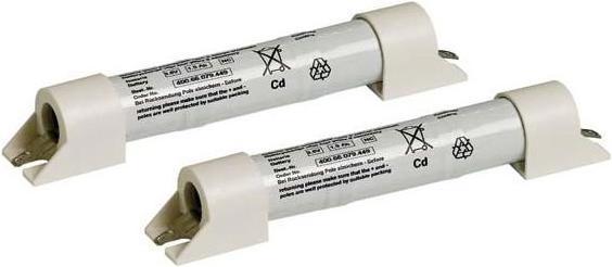 Actual product image Ceag Battery NiCd 3.6V/2.5Ah incl. end caps - Battery - 2.500 mAh (2 pcs., 2500 mAh)