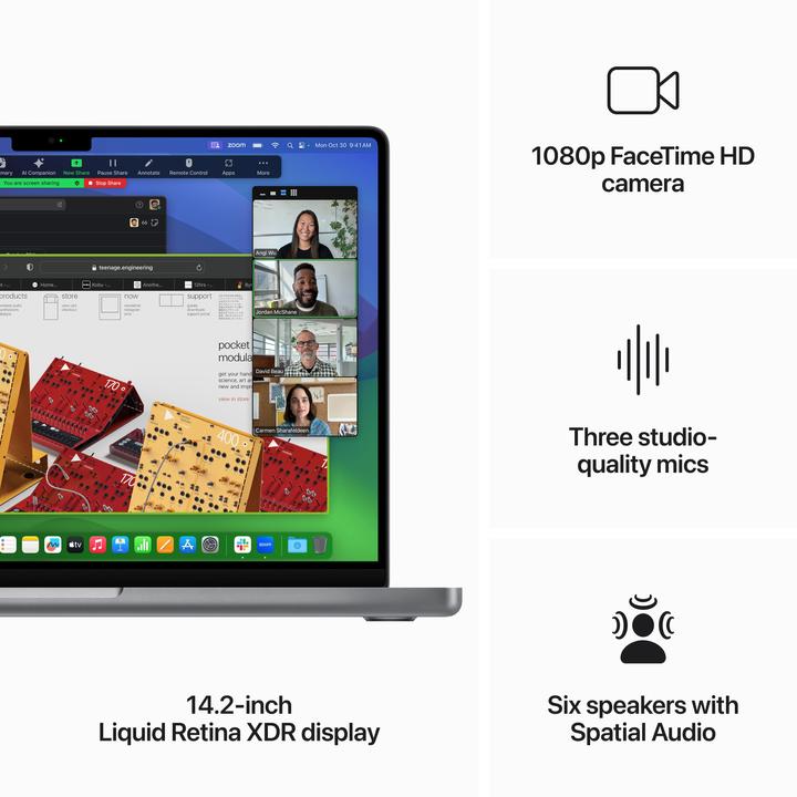 Image du produit Apple MacBook Pro - Début 2023 (14", M3, 8 Go, 512 Go, DE)