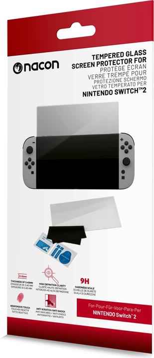 Productafbeelding Nacon Gaming Tempered Glass Screen Protector (Switch 2)