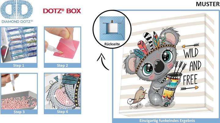 Produktbild Diamond Dotz DOTZ BOX® Original Diamond Painting Set My Little Pony "Izzy Moonbow", Kreativset mit glitzernden
