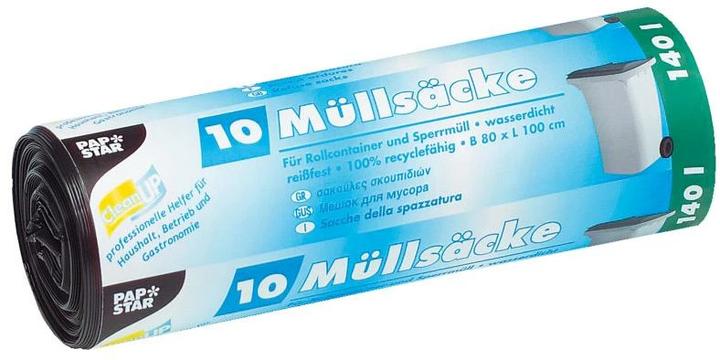Papstar 12396 Sacchetto per rifiuti (e) (10 x, 140 l)