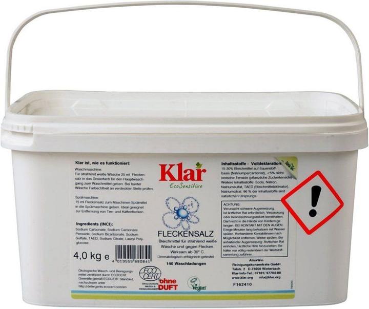 Klar Bio-Fleckensalz (160 Waschgänge, Pulver)