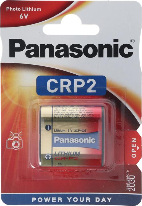 Actual product image Panasonic Photo Lithium CRP2 (1 pcs., CRP2, 1600 mAh)