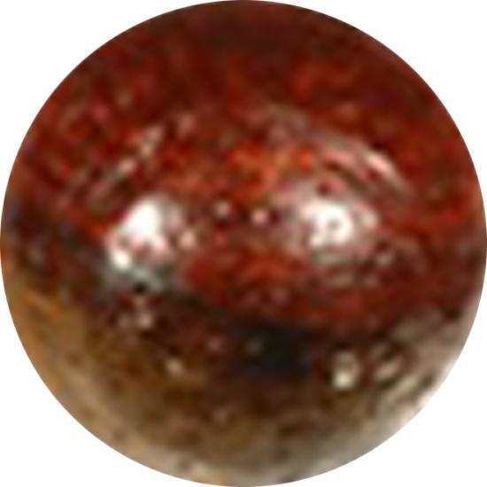 Star Piercing Kugel aus Tamarind Holz dunkel (Organisch, ohne Messing)