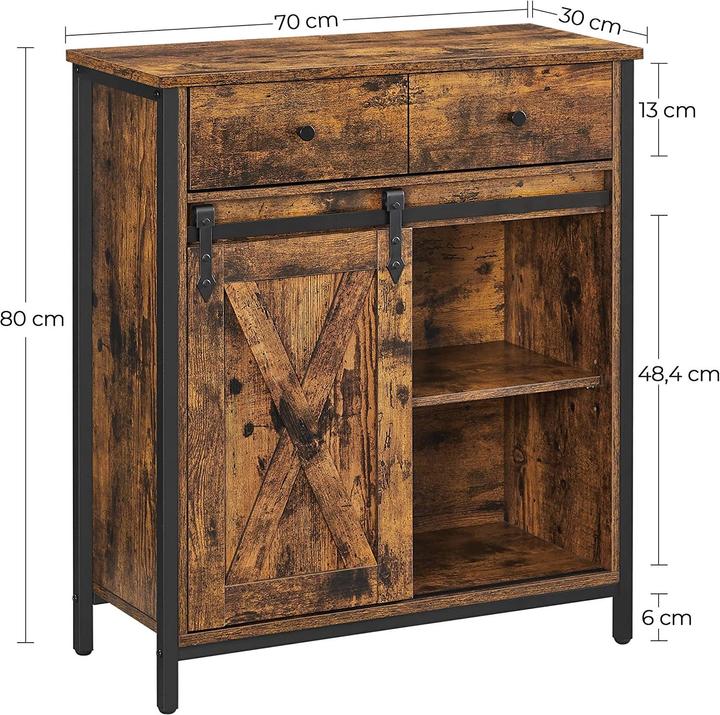 Immagine prodotto Vasagle Sidey (70 x 30 x 80 cm)
