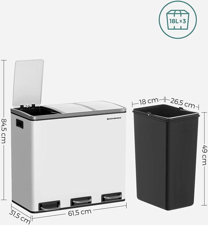 Produktbild Songmics Rubbi (18 l)