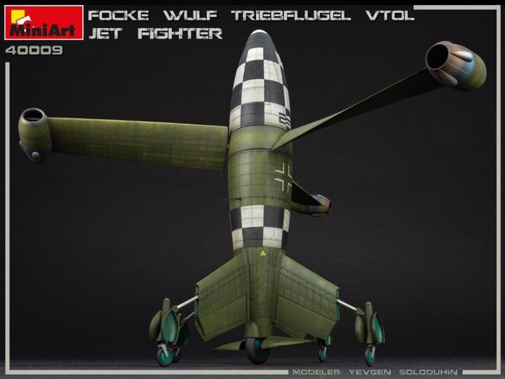 Actual product image Mini art Focke Wulf Triebflugel (VTOL) Jet Fighter