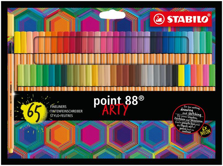 Image du produit STABILO point 88 Fineliner (Multicolore, 65 x)