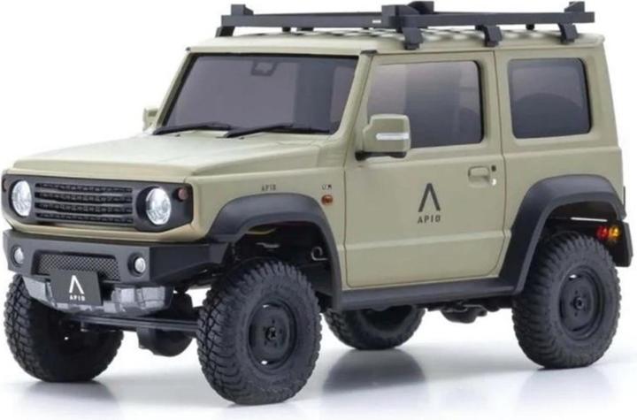 Actual product image Kyosho Scale Crawler Mini-Z Suzuki Jimny Apio TS4, Khaki 1:18, ARTR (RTR Ready-to-Run)