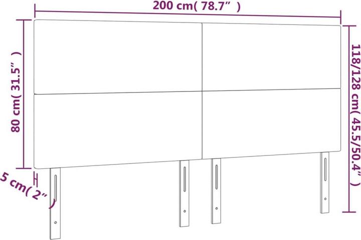 Image du produit VidaXL Ruben (200 x 5 x 128 cm)