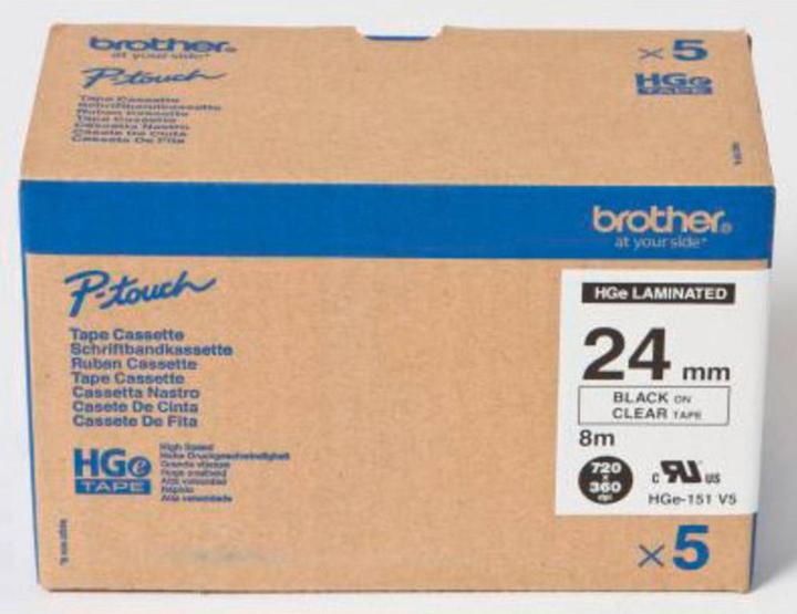 Actual product image Brother HG151V5 (2.40 cm, Transparent)