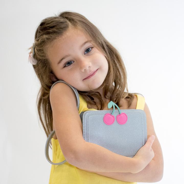 Actual product image Yuko B. Cherries kids bag