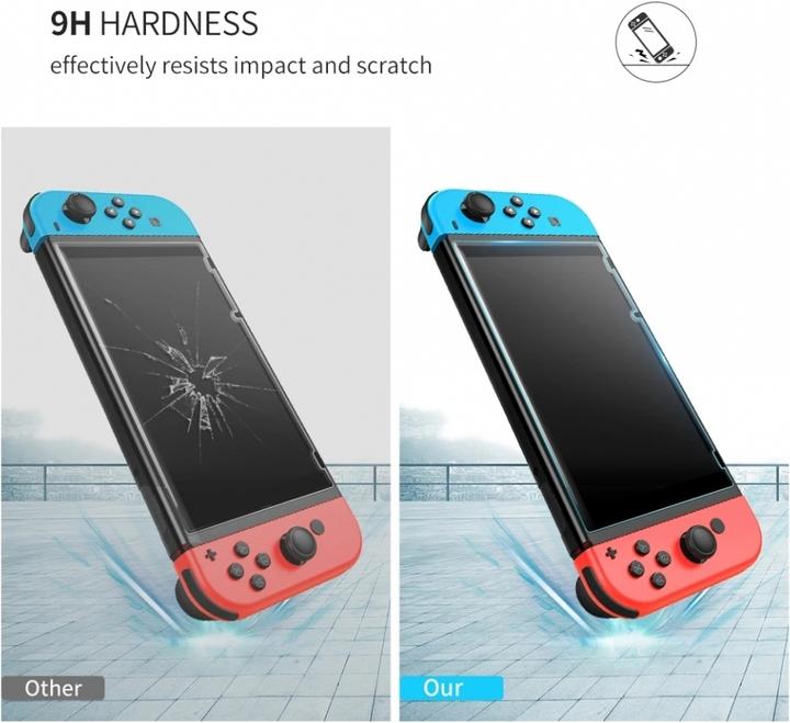Actual product image Ugreen Nintendo Switch 2-pack bulletproof HD glass film protective glass (Switch)