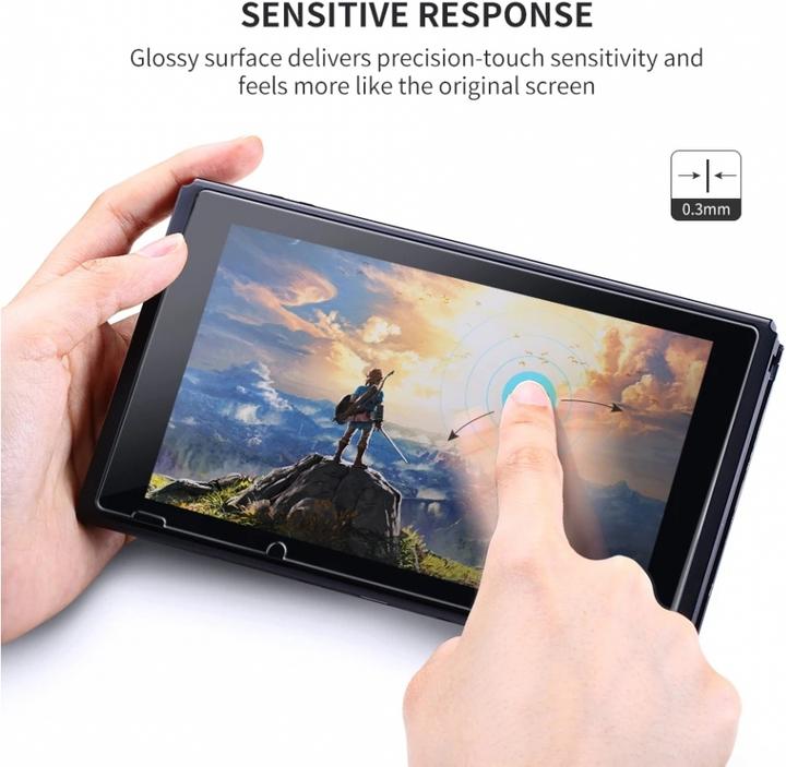 Actual product image Ugreen Nintendo Switch 2-pack bulletproof HD glass film protective glass (Switch)