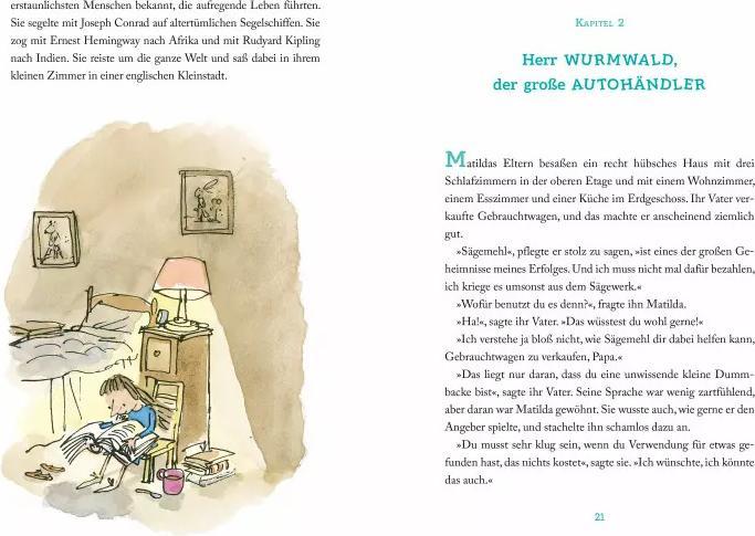 Produktbild Matilda (Deutsch, Roald Dahl, Andreas Steinhöfel, Quentin Blake, 2022)