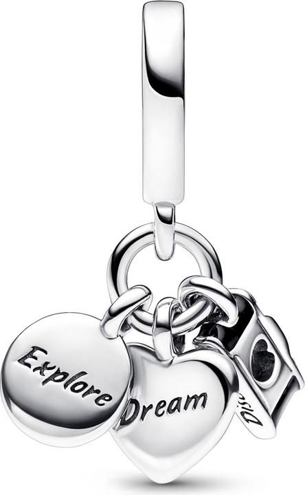 Immagine prodotto Pandora Fotocamera Cuore e Bussola Tripla (Argento 925)
