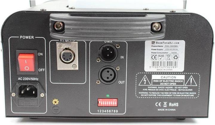 Actual product image BoomToneDJ Fog 1500 Dmx
