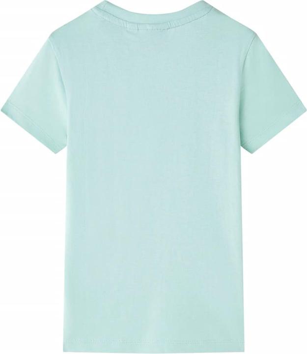 Actual product image VidaXL Children's T-shirt Light mint green 140,Material: 100 (140)