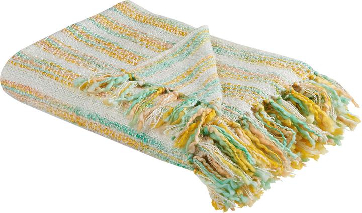 Produktbild Beliani Lumarko Decke 130 x 170 cm gelbgrün NUWAR. (130 x 170 cm)