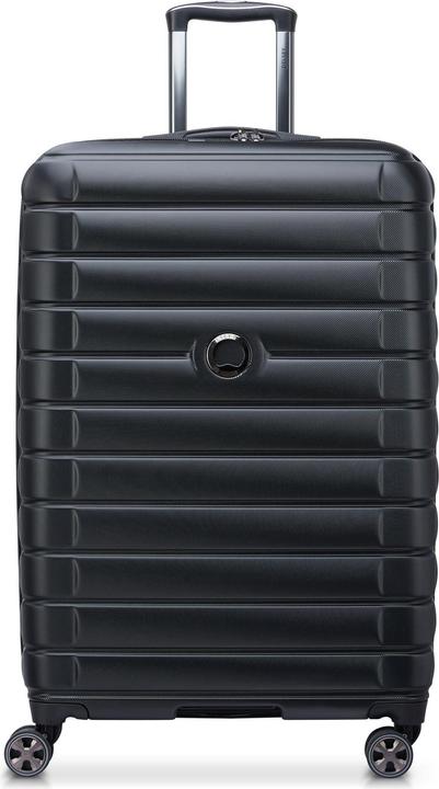Delsey Harde koffer / Trolley / Reiskoffer - Shadow 5.0 - 75 cm - Zwart (120 l, XL (ab 115l))